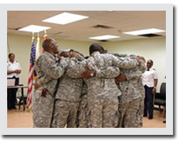 A Group of Soldiers After Therapy